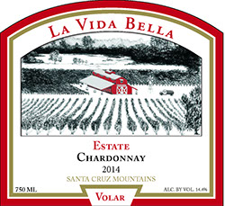 La Vida Bella Vineyard Estate Chardonnay Volar 2013